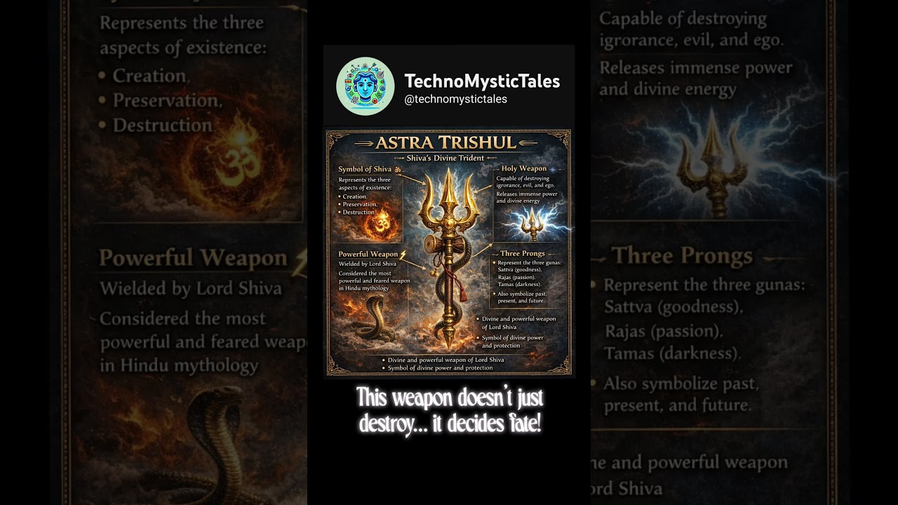 🔱 Trishul Astra – The Weapon of Cosmic Balance