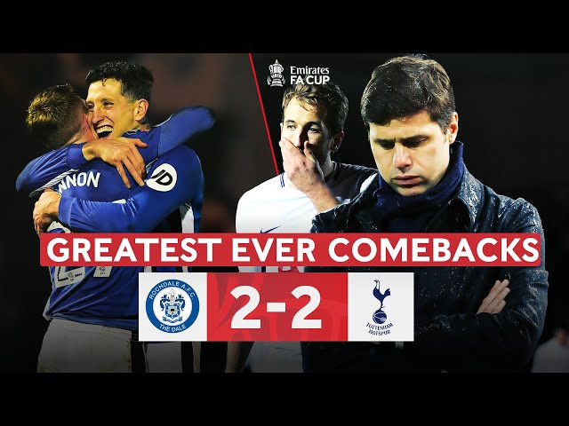 INCREDIBLE Rochdale Comeback! Rochdale 2-2 Tottenham Hotspur | Fifth Round 2017-18