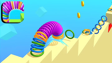 Slinky Run - All Levels Gameplay Android,ios (Part 4)