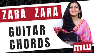 Video thumbnail of "Zara Zara Guitar Lesson | Easy Guitar chords | Most Romantic song of Bollywood| Musicwale"
