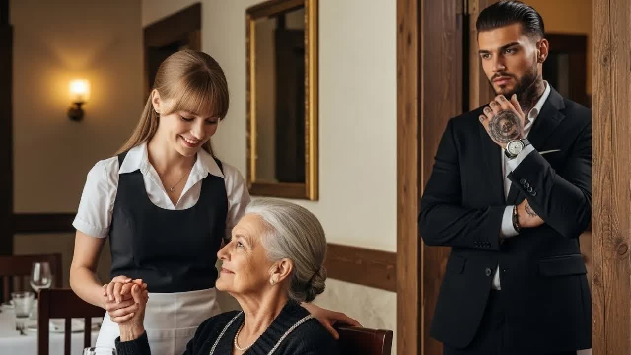 Waitress Helped an Old Woman, Not Knowing She Was the Mafia Boss’s Mother Testing Her