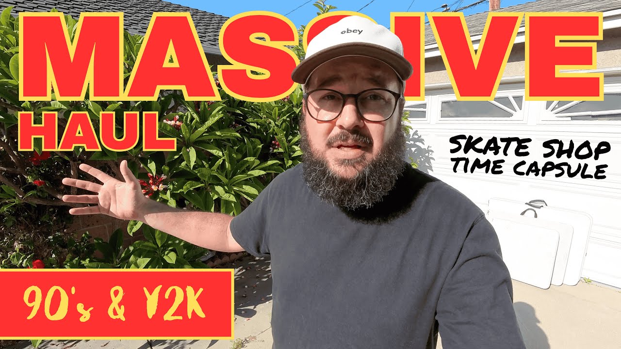 I Got The VINTAGE Inventory From A 90s Y2K Skate Shop! MASSIVE