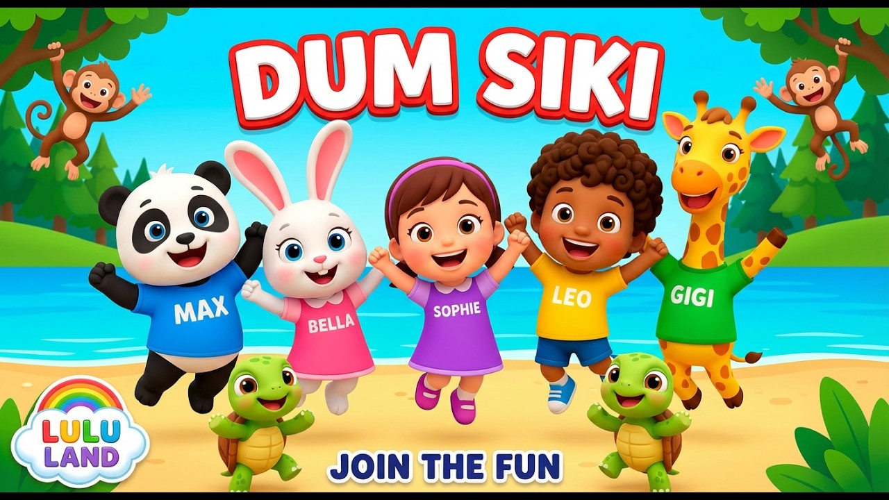 Baby Turtle – Dum Di Di Dum, Siki Siki | Fun Kids Song | Lulu Land