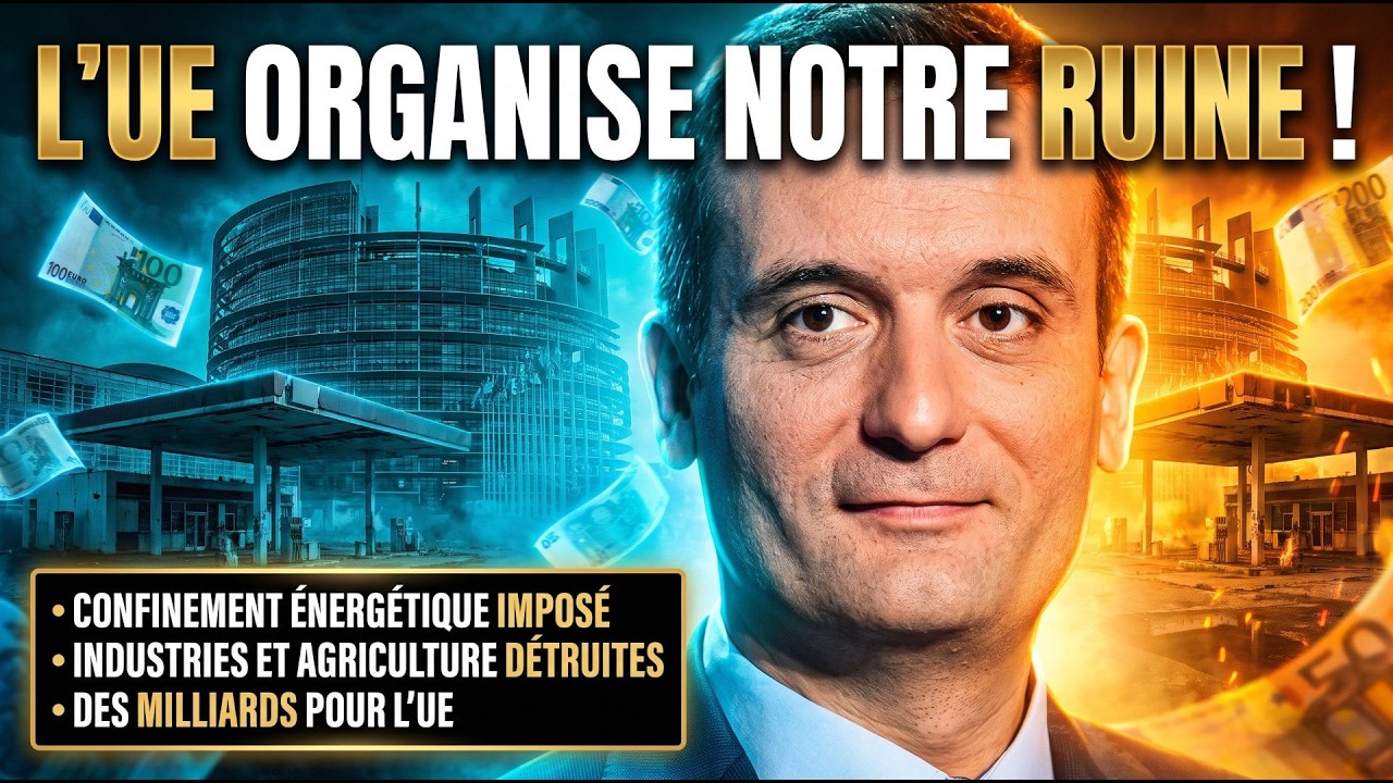 Gel des retraites : ce que FLORIAN PHILIPPOT dit de plus MACABRE sur l'UE | GPTV