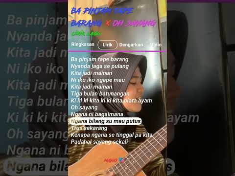 Meyda Rahma - Ba Pinjam Tape Barang x Oh Sayang (Lirik)