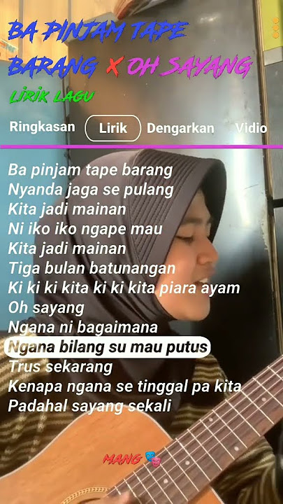 Meyda Rahma - Ba Pinjam Tape Barang x Oh Sayang (Lirik)