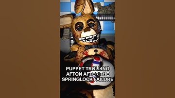 Puppet Trolling Springtrap | FNaF 2 Movie MEME VIDEO BY DOANIMATIONS