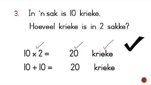 Woordsomme en datahantering