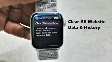 Clear All Website Data & History in Apple Watch (2020)