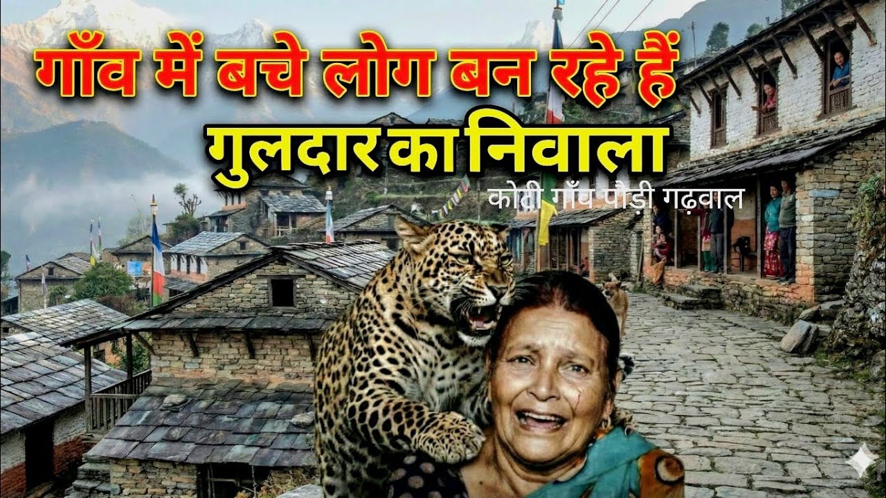 गाँव में बचे लोग बन रहे गुलदार का निवाला l पहाड़ के गावों का दर्द l कोटी गाँव पौड़ी गढ़वाल 