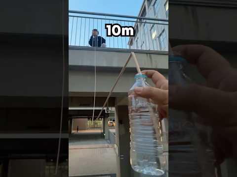 <strong>10m</strong> 길이 빨대로 물 마실 수 있을까? 도전! 🥤