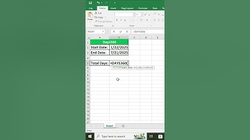DAYS360 function in Excel  #excel #excelformula #exceltips #exceltutorial #exceltricks