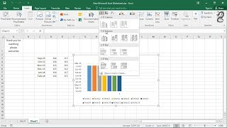 How to Select Data in Different Columns for an Excel Chart