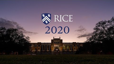 The year in review at Rice University 2020