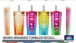 Thousands of Wawa-branded tumblers recalled, metal straws can cut customers