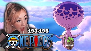 GOODBYE SKYPIEA! | One Piece Episode 193, 194 & 195 Reaction