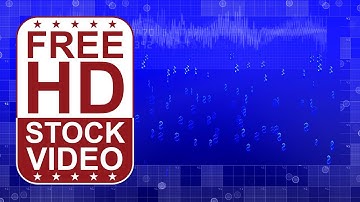 Free Stock Videos - blue hi-tech digital background with small 3D dollars falling