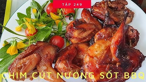 Món ngon #249 | CHIM CÚT SỐT BBQ NƯỚNG NỒI CHIÊN KHÔNG DẦU - Grilled Quail BBQ Sauce With Air Fryer