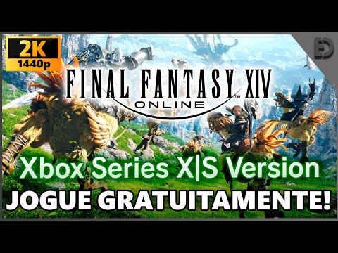 FINAL FANTASY XIV ONLINE | TESTANDO NO XBOX SERIES X!