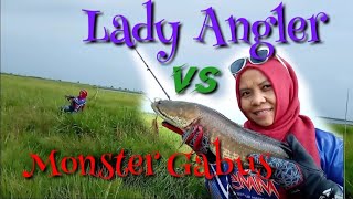 Lady Angler vs Monster Gabus || Casting Gabus || Hera Tapung The Lady Angler