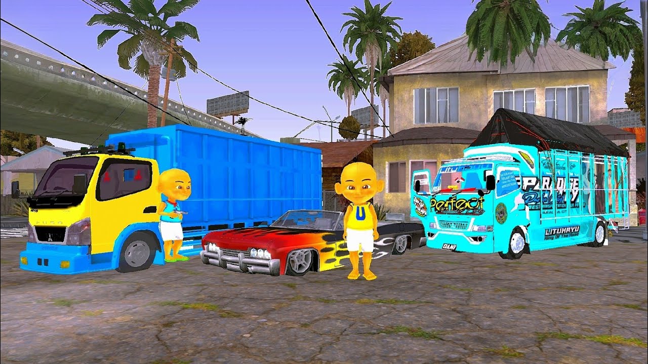 Upin dan Ipin Cari Truk Oleng Dengan Mobil Keren 🤪🤤 upinstori