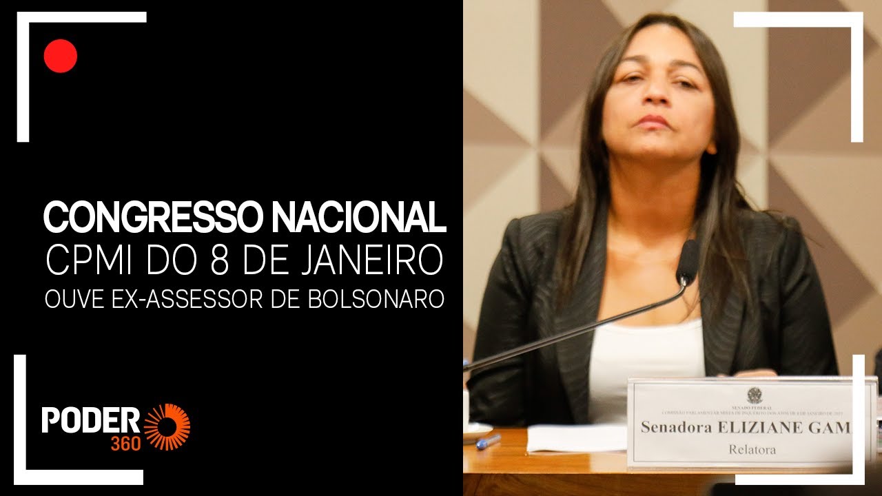 Ao vivo: CPI do 8 de Janeiro ouve ex-assessor de Bolsonaro 