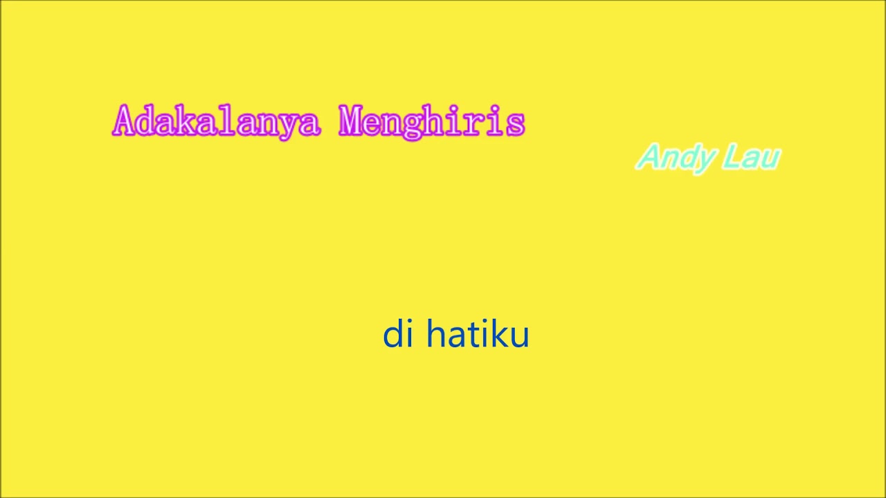 Adakalanya Menghiris