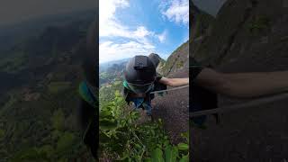 Download Lagu Climbing down to the BASE jump exit is no joke MP3