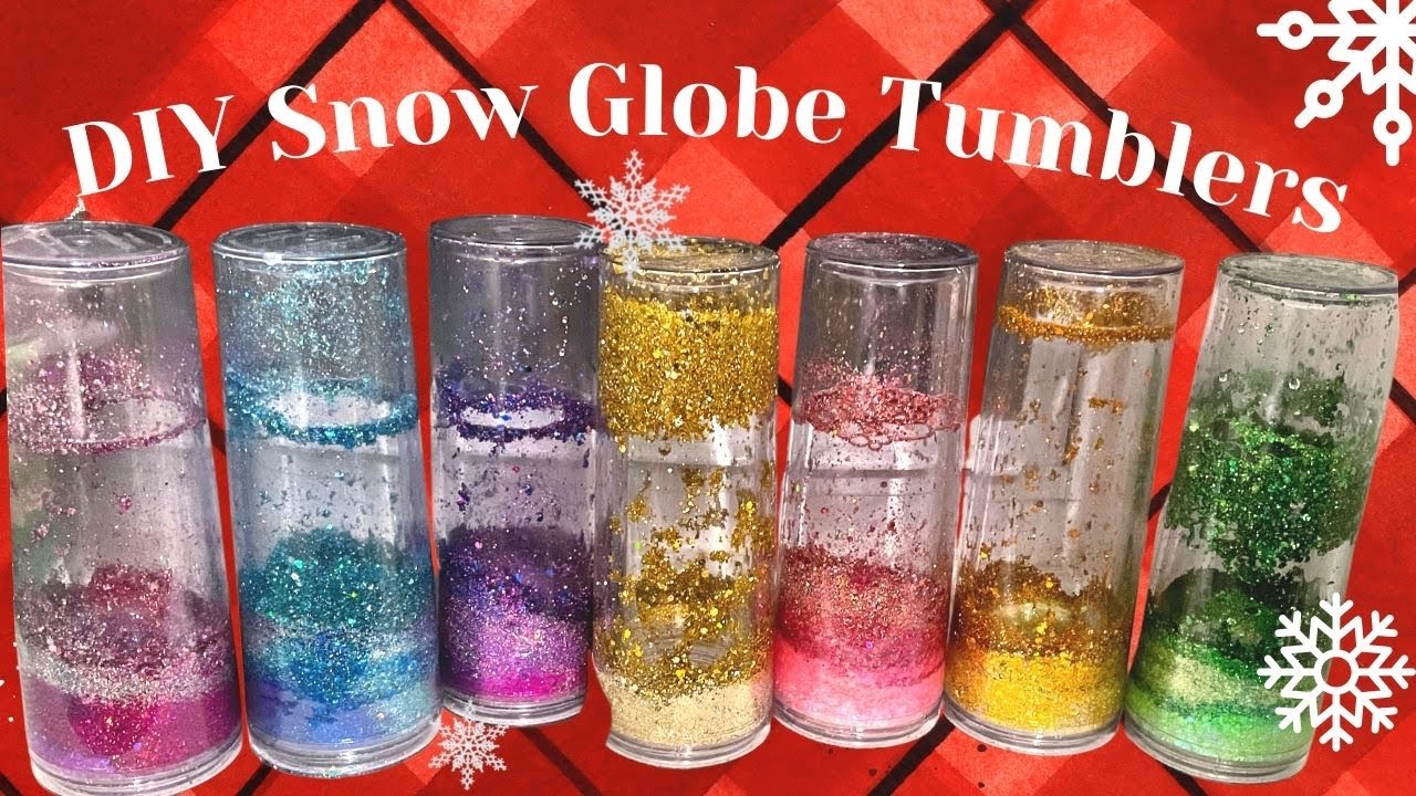 Vlogmas Ep. 8 | DIY Snow Globe Tumbler - YouTube