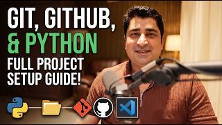 Git, GitHub, and Python  project setup