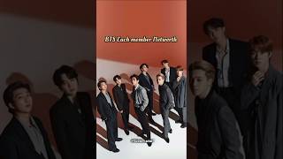 BTS Each member Networth 💜💫| #shorts #youtubeshorts #livin_soul #bts