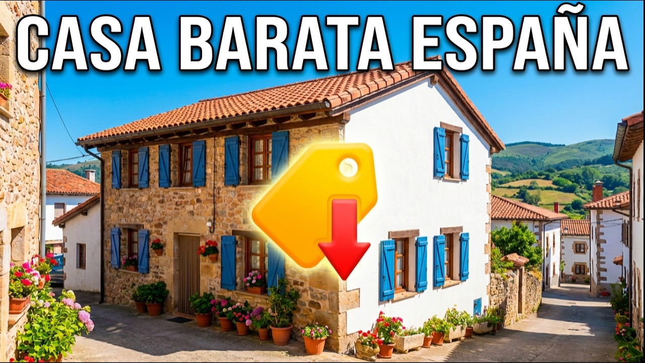 Los 7 pueblos de España más BARATOS para COMPRAR una CASA