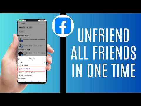 How To Unfriend All Facebook Friends In One Time (2026) Very Easy
