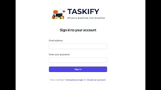 Taskify - A internal task system for business
