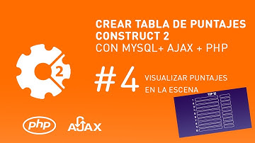 Construct 2 tutorial Español #4 Como hacer una tabla de puntajes - PC - ANDROID