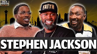 Stephen Jackson Enters Gil's Arena LIVE In Las Vegas