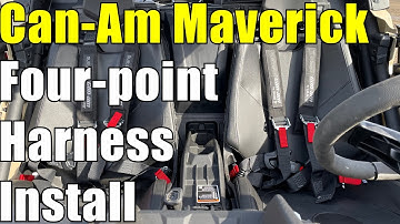 How To Install A Four-point Harness /2021 Can-Am Maverick 900 Turbo R / MAX’S MOTO SHOP
