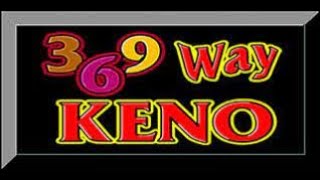 3/6/9 way keno $0.25 Denom #Kenonation screenshot 5