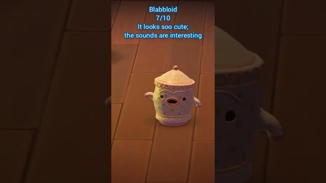 ACNH- Rating my Gyroids💚⚱~Krümel Cookie 