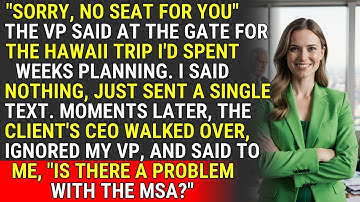 VP Denied My Seat—I Used an MSA Clause to Checkmate Him ♟️