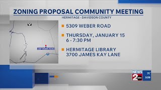 Hermitage zoning proposal meeting