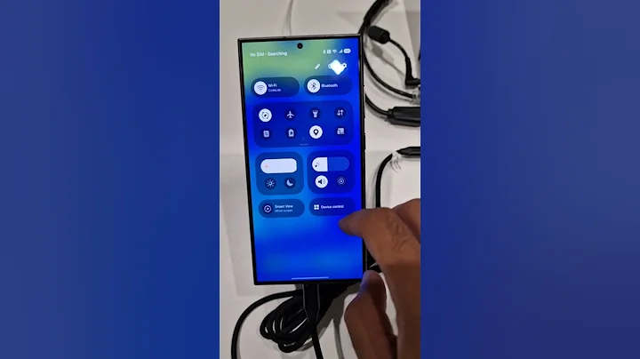 NEW Quick Panel for One UI 7! #sammobile #oneui7 #samsungmobile #sdc2024 #shorts