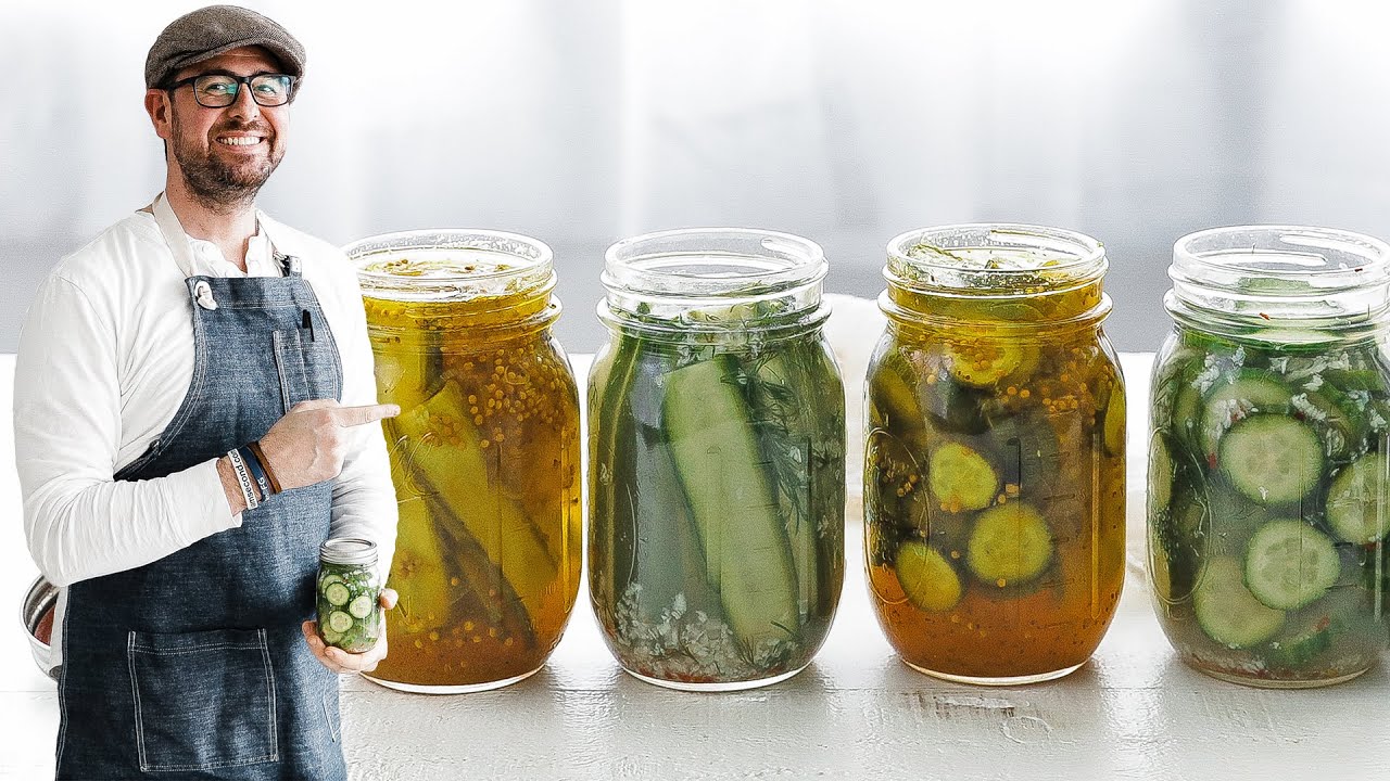 Homemade Dill Pickles And Bread And Butter Pickles Youtube