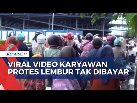 Viral! Video Karyawan PT Sai Apperel Protes Lembur Tak Dibayar