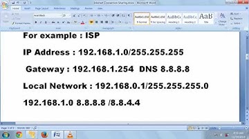 How to Share Internet connection on Windows XP-Vista-7-8-10? (ICS)