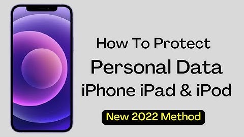 2 Ways To Protect Your Personal Data From Hackers On iPhone iPad & iPod Touch - How To Protect ?
