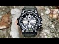 Master of G series GSG-100 G-Shock NEON ILLUMINATOR GOLD & GREEN MUDMASTER watch unboxing & review