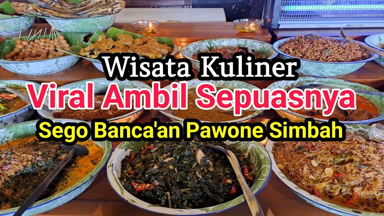 Tempat kuliner yang wajib di coba di Kota lama semarang || sego banca'an Pawone simbah