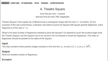 A. Theatre Square || Codeforces || ProblemSolving || C++