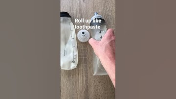 Reuseable running water bottles. Use in training or races. Soft flasks ♻️ #running #recycle #shorts